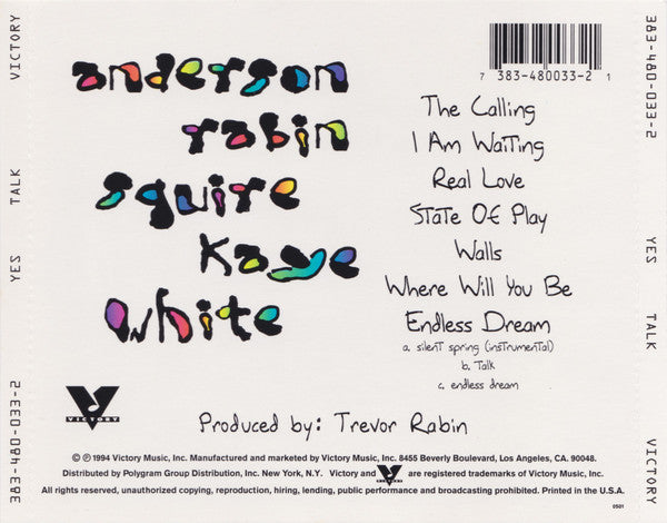 Yes : Talk (CD, Album)