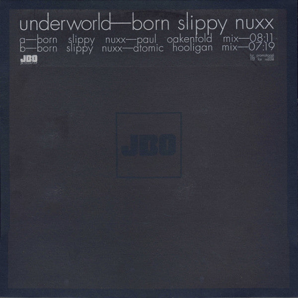 Underworld : Born Slippy Nuxx (12", Single, Promo)