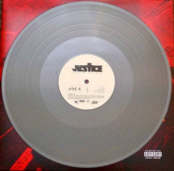 Justin Bieber : Justice (2xLP, Album, Ltd, Sil)
