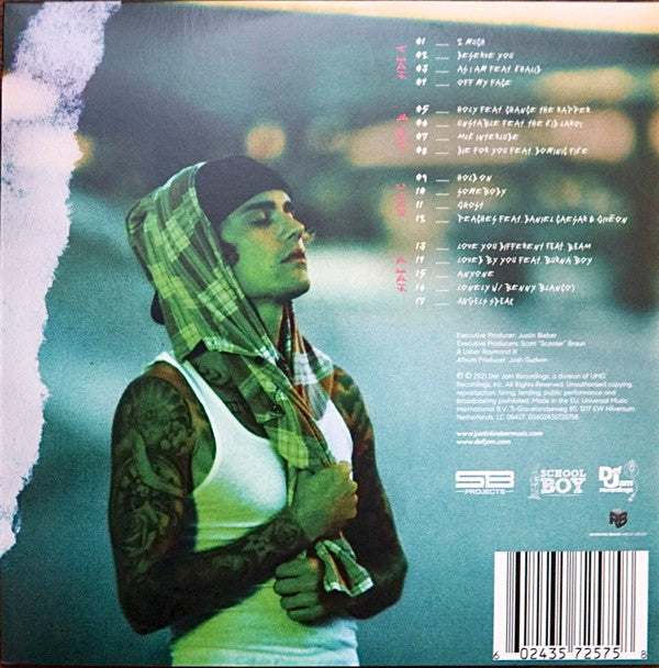 Justin Bieber : Justice (2xLP, Album, Ltd, Sil)