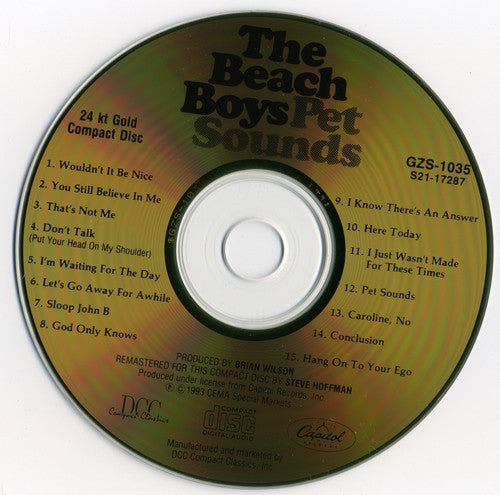 The Beach Boys : Pet Sounds (CD, Album, Mono, RE, RM)