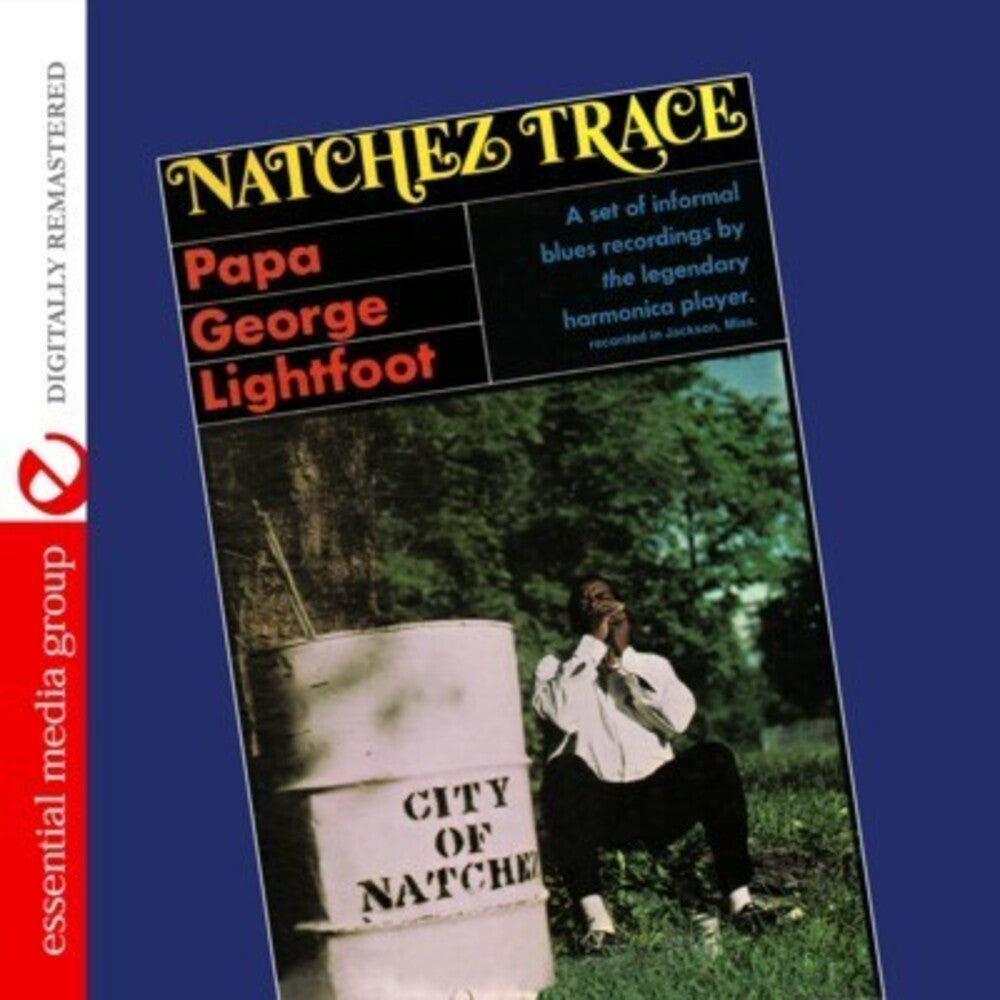 the album cover for Papa George Lightfoot - Natchez Trace