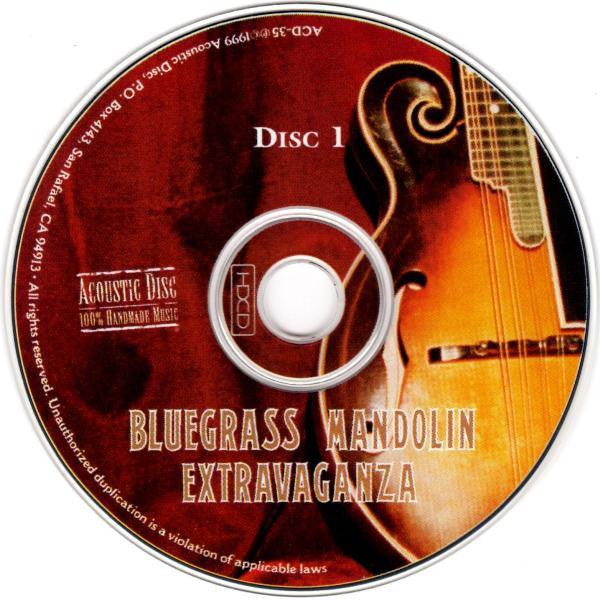 Sam Bush / David Grisman / Ronnie McCoury / Jesse McReynolds / Bobby Osborne / Ricky Skaggs / Frank Wakefield / Buck White With Del McCoury : Bluegrass Mandolin Extravaganza (2xHDCD, Album, Sli)