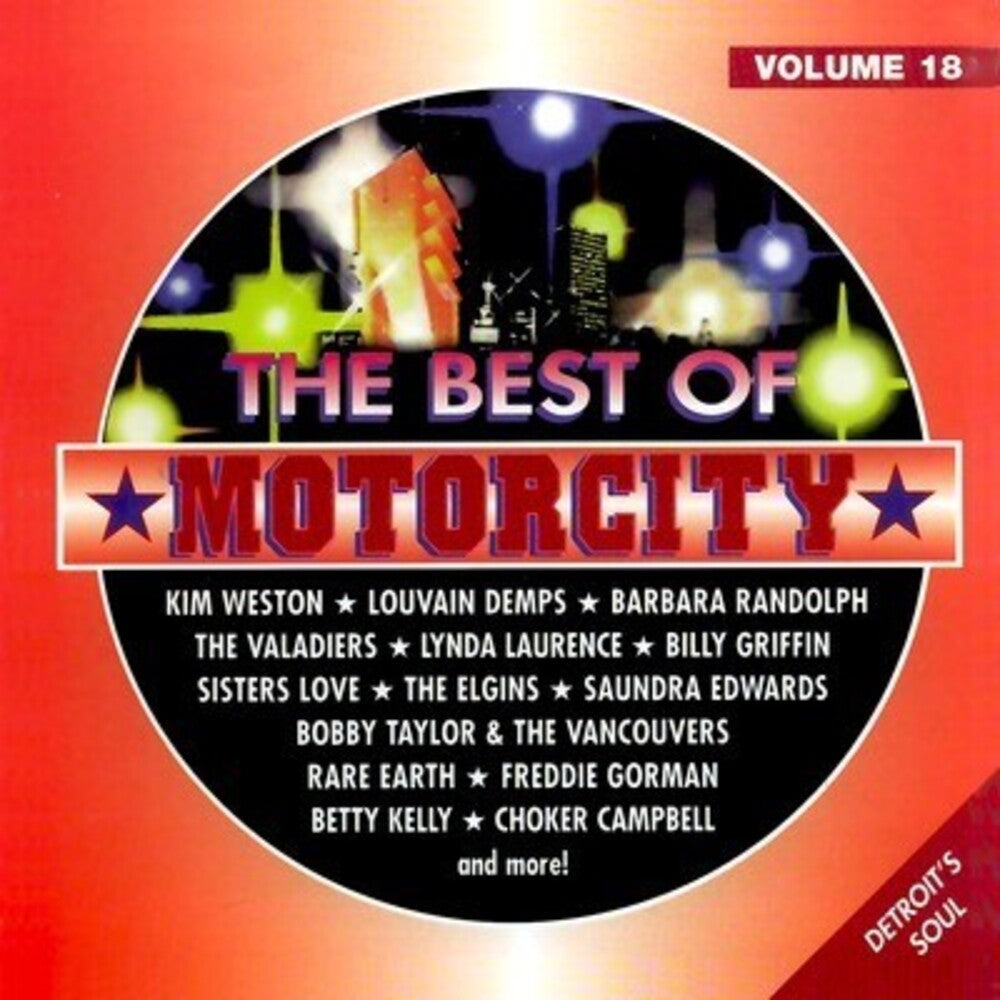the album cover for Best Of Motorcity - Best of Motorcity Vol. 18 / Various