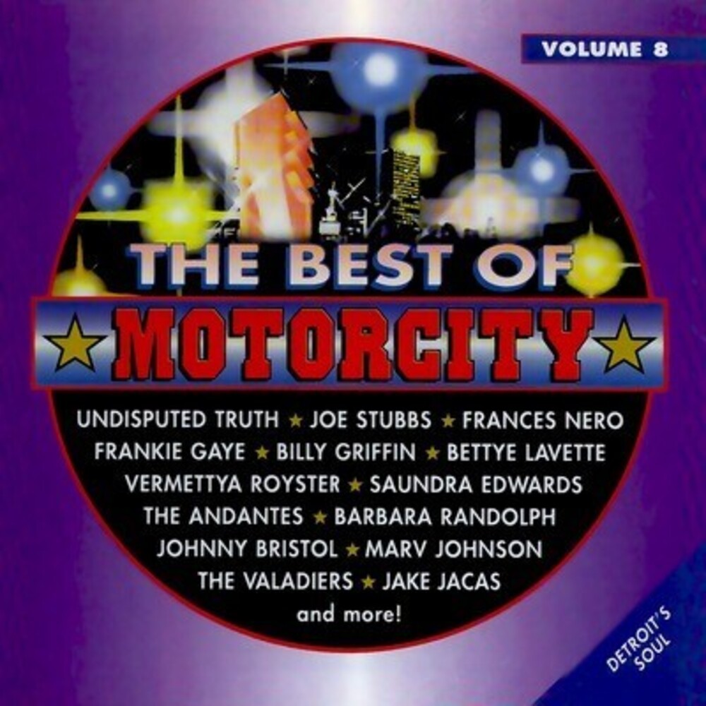 the album cover for Best Of Motorcity - Best of Motorcity Vol. 8 / Various
