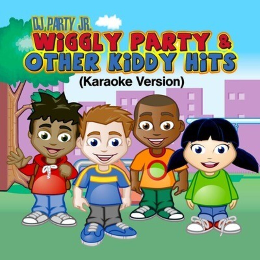 the album cover for Dj Party Jr - Wiggly Party & Other Kiddy Hits (Karaoke Version)