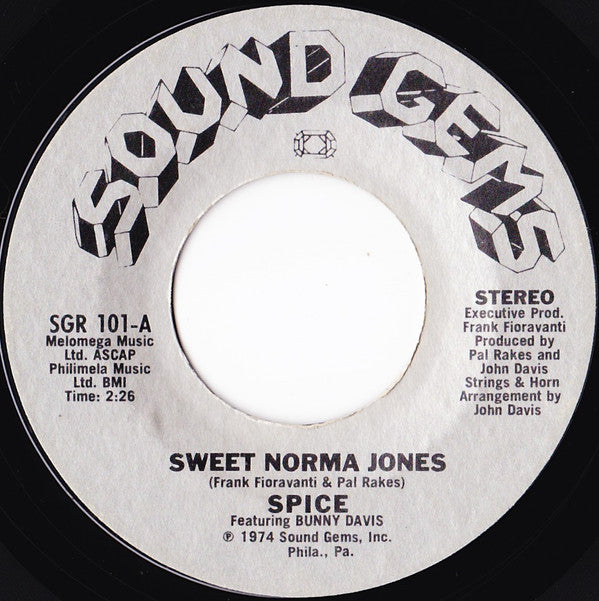 Spice (14) : Sweet Norma Jones (7", Styrene)