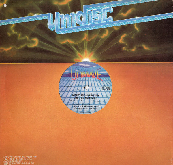 Nightlife Unlimited : Just Be Yourself (12")