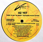 Az Yet Featuring Peter Cetera : Hard To Say I'm Sorry (12", Maxi)