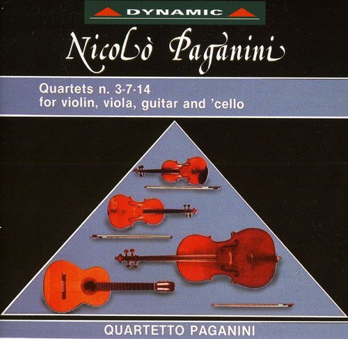 the album cover for Paganini Quartet - Complete Quartets 2