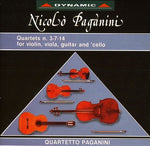 the album cover for Paganini Quartet - Complete Quartets 2