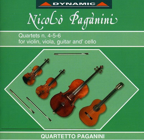 the album cover for Paganini Quartet - Complete Quartets 4