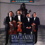 the album cover for Paganini String Quartet - String Quartets 1-3