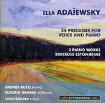 the album cover for Claudia Grimaz - 24 Preludes for Voice & Piano