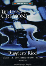 the album cover for RUGGIERO RICCI - Legacy of Cremona: Ruggiero Ricci Plays