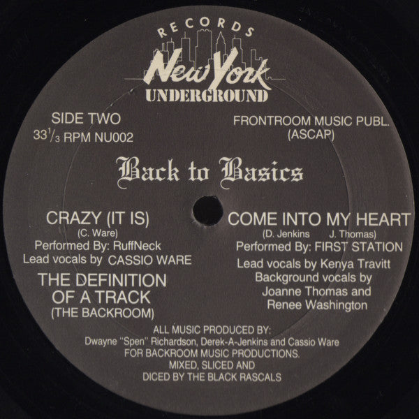 Various : Back To Basics (LP, Comp, Bla)