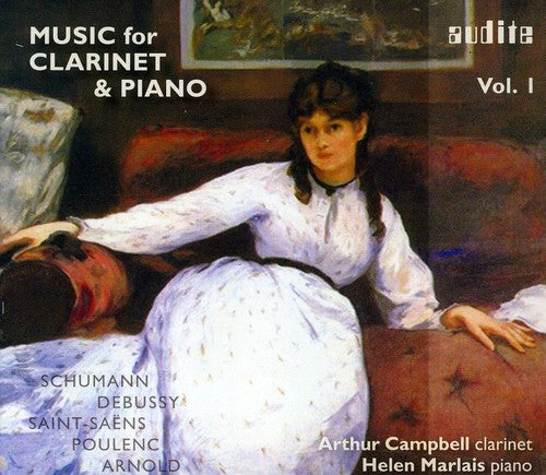 the album cover for Arthur Campbell & Helen Marlais - Music for Clarinet & Piano