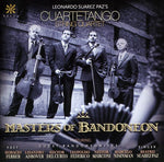the album cover for Federico / Laurenz / Cuartetango String Quartet - Masters of Bandoneon