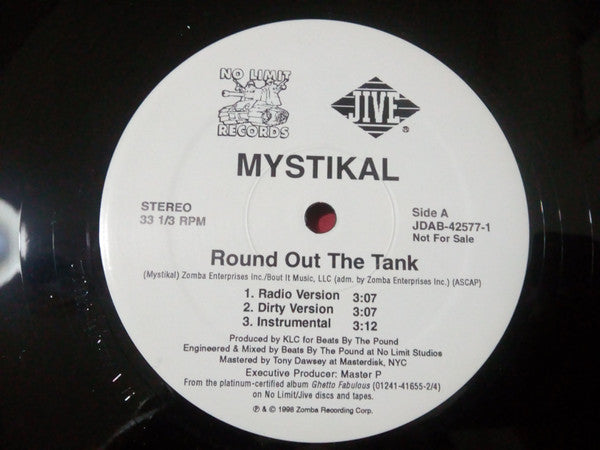 Mystikal : Round Out The Tank / Life Ain't Cool (12", Promo)