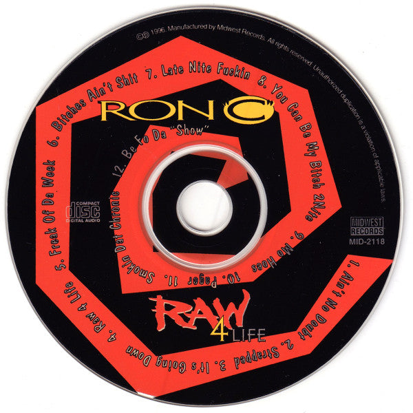 Ron "C"* : Raw 4 Life (CD, Album)