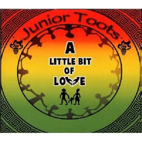 the album cover for Junior Toots - A Little Bit of Love