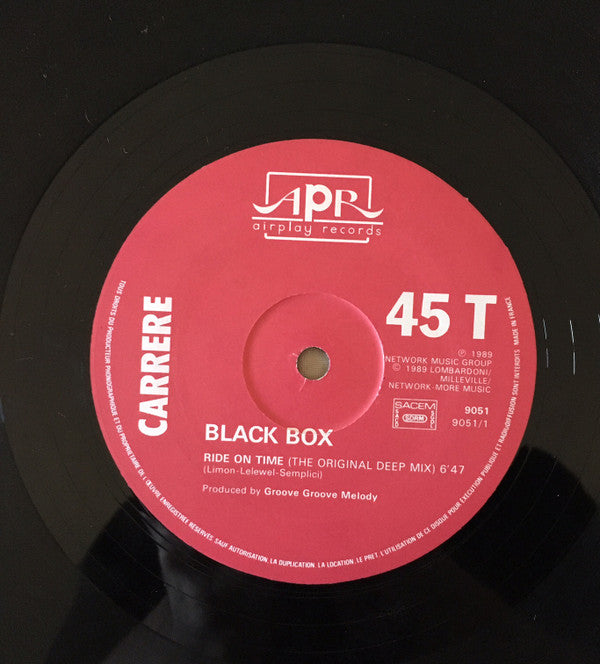 Black Box : Ride On Time (12", Maxi)