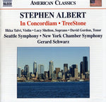 the album cover for Gerard Schwarz - In Concordiam & Treestone