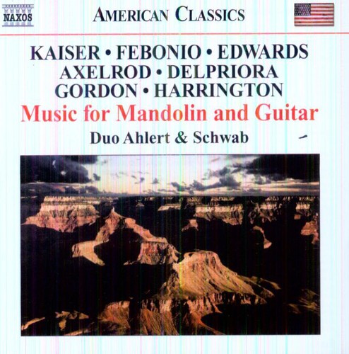 the album cover for Duo Ahlert and Schwab - Music for Mandolin & Guitar