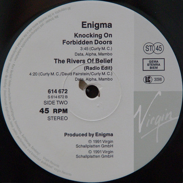 Enigma : The Rivers Of Belief (12")