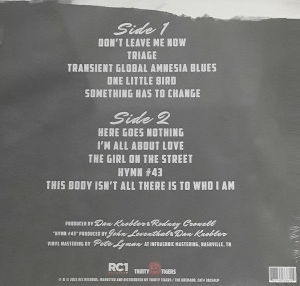 Rodney Crowell : Triage (LP, Album)