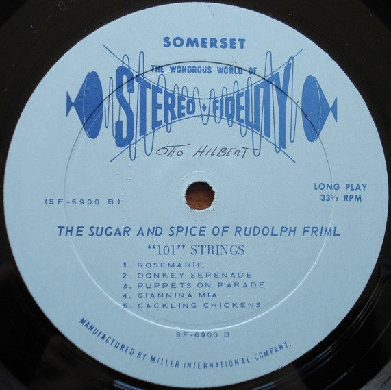 101 Strings, Rudolf Friml : 101 Strings Play The Sugar And Spice Of Rudolph Friml (LP, Album)