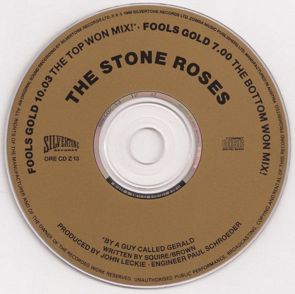 The Stone Roses : Fools Gold (CD, Single, RE, CD2)