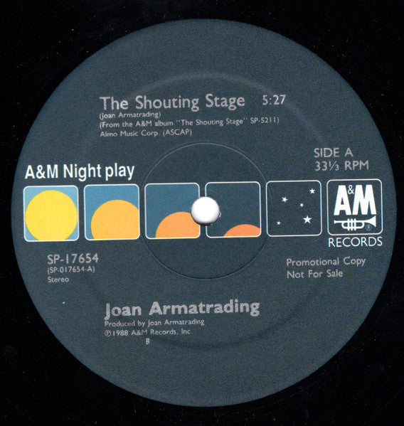 Joan Armatrading : The Shouting Stage (12", Promo)