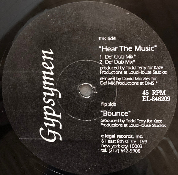 Gypsymen : Hear The Music (12")