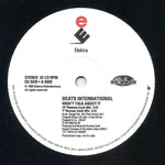 Beats International : Won't Talk About It (12", Single, Promo)