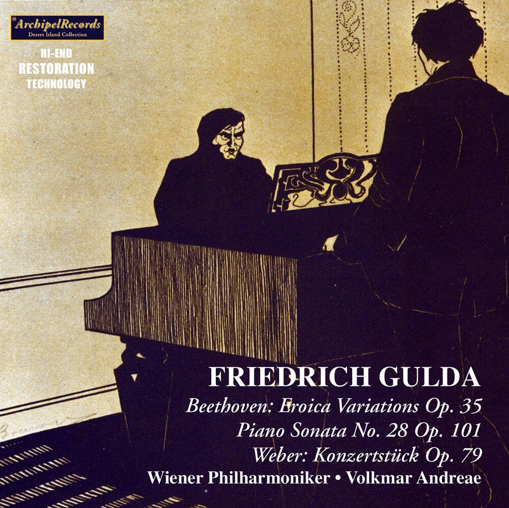 the album cover for FRIEDRICH GULDA - Piano Sonatas