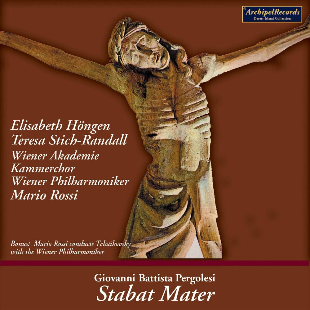 the album cover for Pergolesi / Hongen / Wiener Philharmonic / Rossi - Stabat Mater