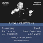 the album cover for Kölner Rundfunk-Sinfonie-Orchester - Piano Concerto & la Valse / Pictures at Exhibition
