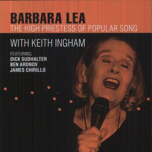 the album cover for Barbara Lea - The High Priestess of Popular Song