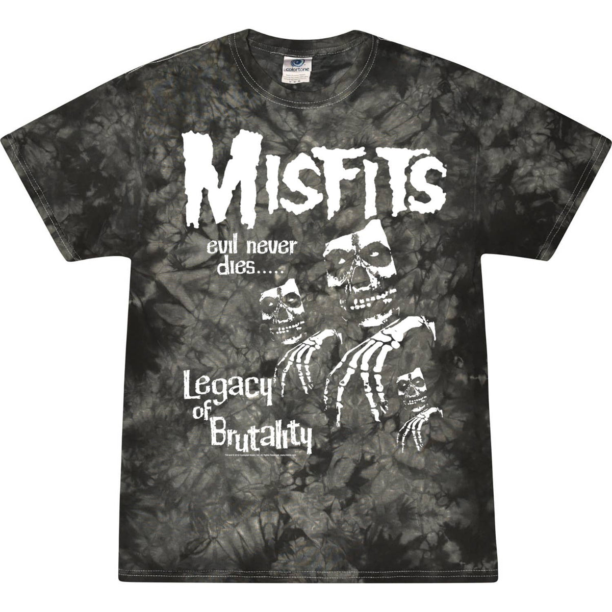 Misfits - Legacy Black Tie Dye - Tee