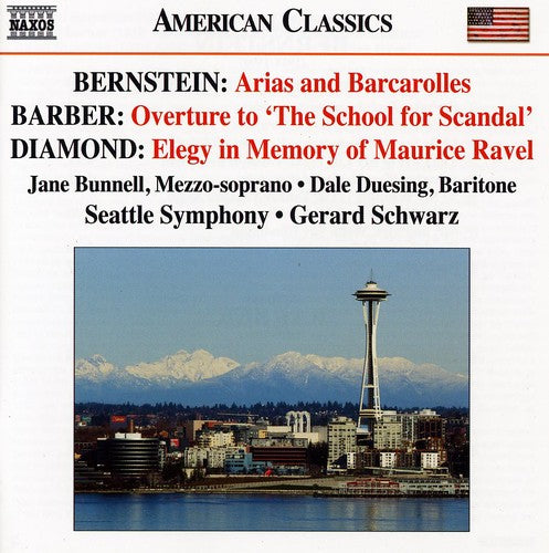 the album cover for Gerard Schwarz - Arias & Barcarolles / Overture to School