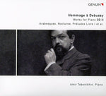the album cover for Amir Tebenikhin - Hommage a Debussy: Works for Piano 2