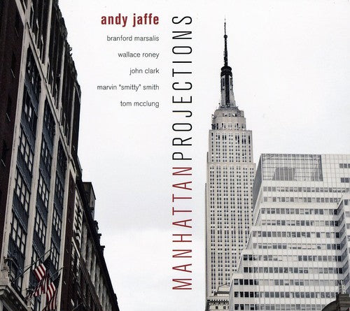 the album cover for Andy Jaffe - Manhattan Projections