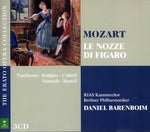 the album cover for Mozart / Schmidt / Cuberli / Rodgers / Barenboim - Nozze Di Figaro