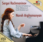 the album cover for Nareh Arghamanyan - Nareh Arghamanyan Plays Rachmaninov