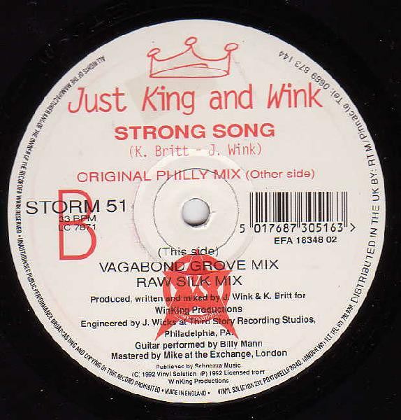 Just King And Wink : Strong Song (12")