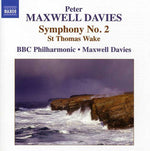 the album cover for Peter Maxwell Davies - Symphony No. 2 & St Thomas Wake