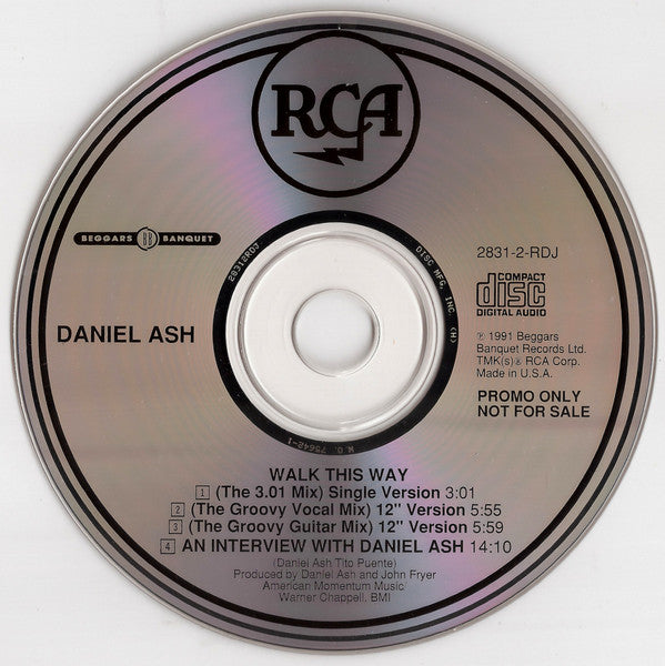 Daniel Ash : Walk This Way (CD, Maxi, Promo)