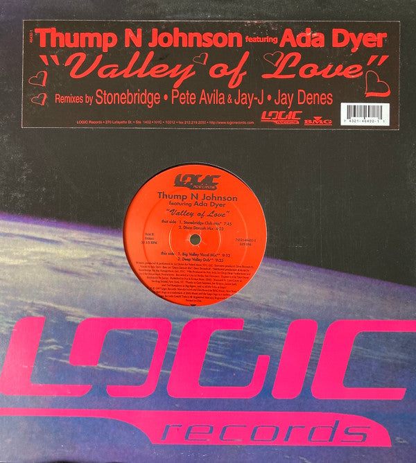 Thump N Johnson* Featuring Ada Dyer : Valley Of Love (12")