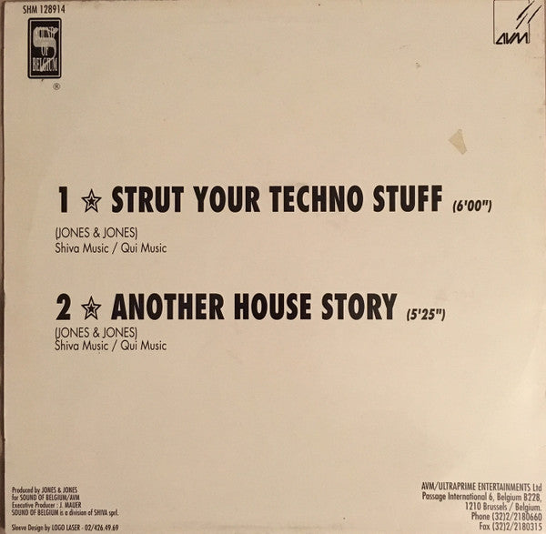 Fax Yourself Featuring Carrie Ann : Strut Your Techno Stuff (12")